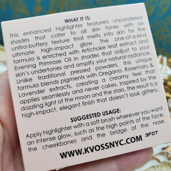 K Voss Fairy Dust Deluxe Highlighter Palette - Moonlight Starkissed NEW - Picture 7 of 11